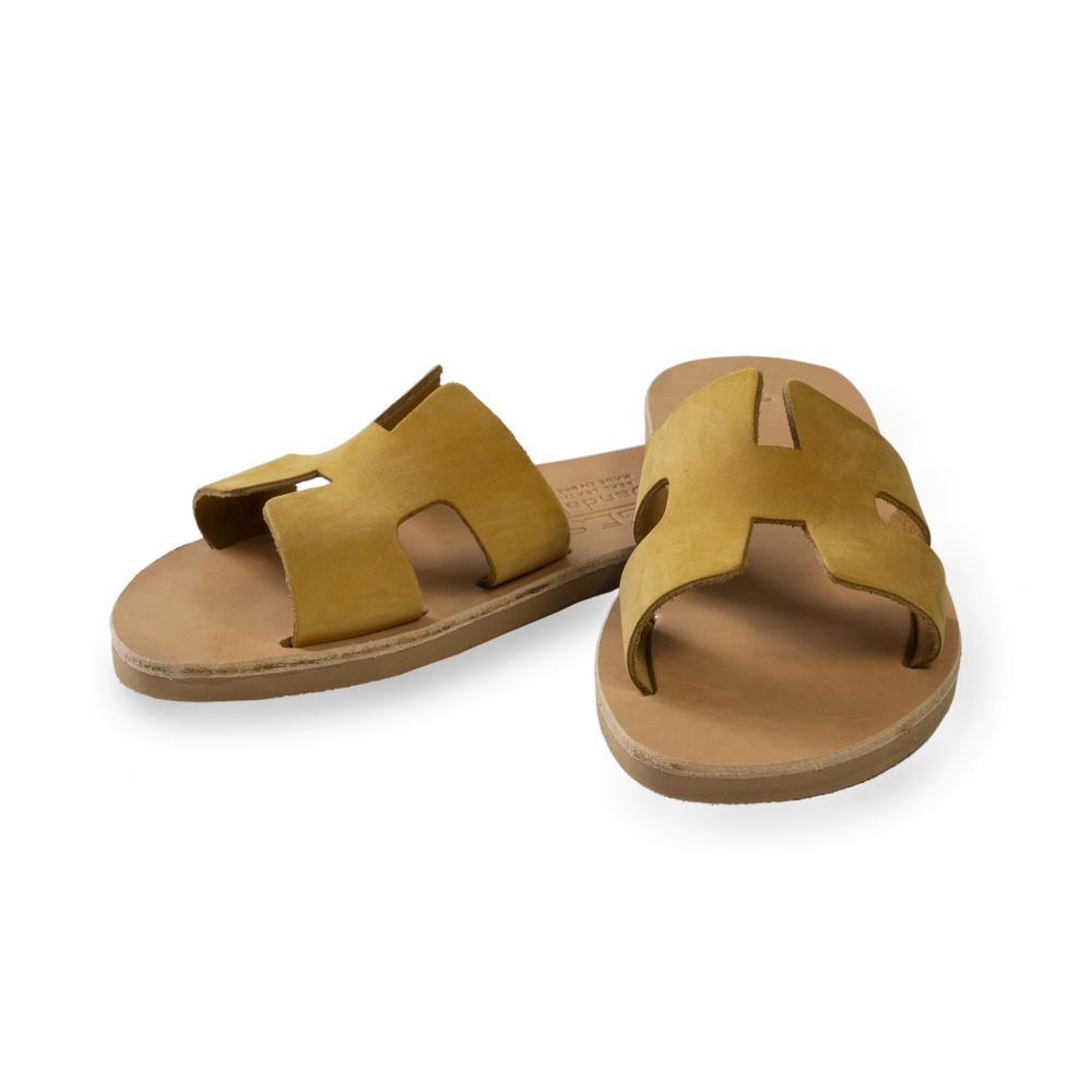 leather collection sandals